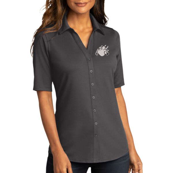 Port Authority ® Ladies City Stretch Polo - Embroidered Logo Thumbnail