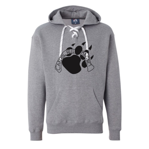 J. America - Sport Lace Hooded Sweatshirt - Printed Logo Thumbnail