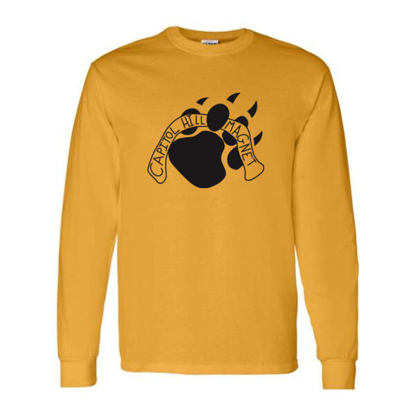 Gildan - Heavy Cotton™ Long Sleeve T-Shirt - Printed Logo Thumbnail