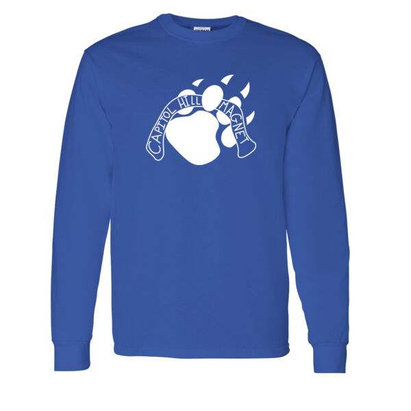 Gildan - Heavy Cotton™ Long Sleeve T-Shirt - Printed Logo Thumbnail