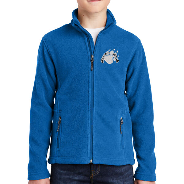 Port Authority® Youth Value Fleece Jacket - Embroidered Logo Thumbnail
