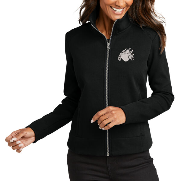 Port Authority® Ladies Network Fleece Jacket - Embroidered Logo Thumbnail