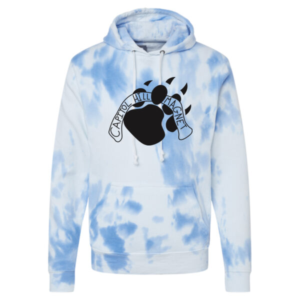 J. America - Tie-Dye Fleece Hooded Sweatshirt - Printed Logo Thumbnail