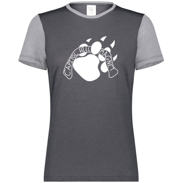 Augusta - Ladies Gameday Vintage Ringer Tee - Printed Logo Thumbnail