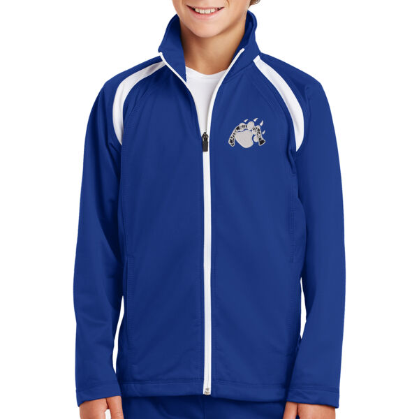 Sport-Tek® Youth Tricot Track Jacket - Embroidered Logo Thumbnail