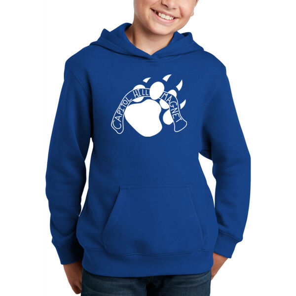 Sport-Tek® Youth Pullover Hooded Sweatshirt - Printed Logo Thumbnail