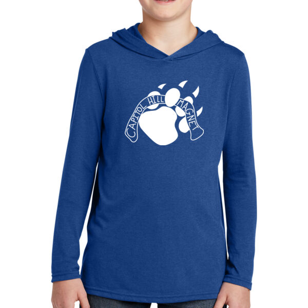 District ® Youth Perfect Tri ® Long Sleeve Hoodie - Printed Logo Thumbnail