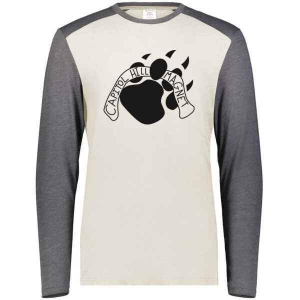 Augusta - Youth Gameday Vintage Long Sleeve Tee - Printed Logo Thumbnail