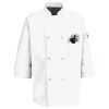 Button Chef Coat with Thermometer Pocket Thumbnail