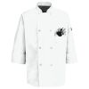 Button Chef Coat with Thermometer Pocket Thumbnail